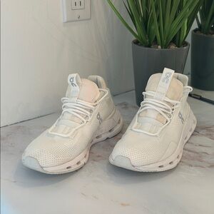 On Running White Athletic Sneakers